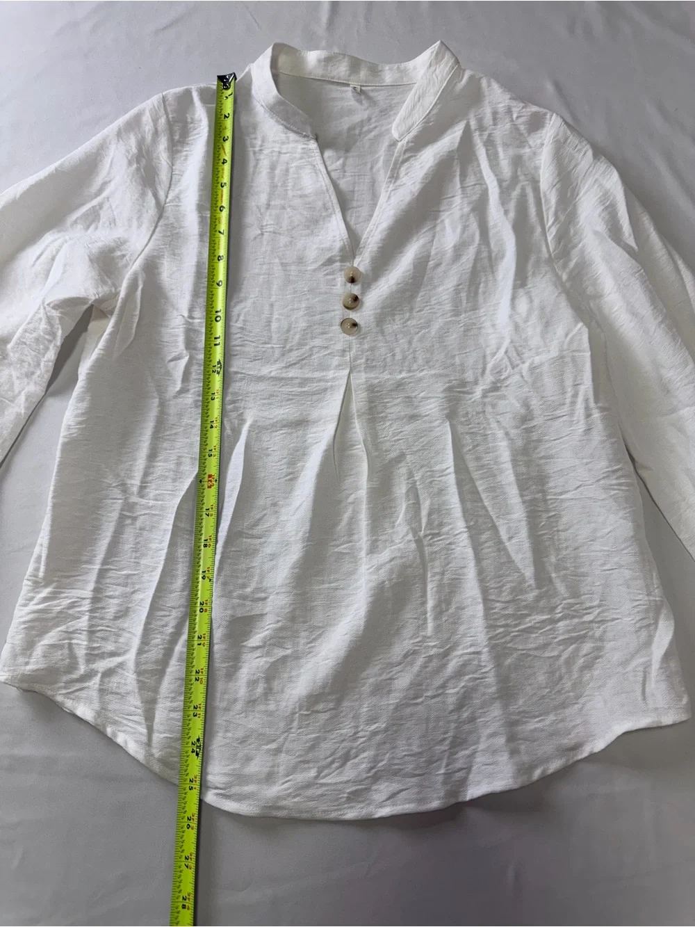 HALARA White Lightweight Collared Blouse - Picture 6 of 9